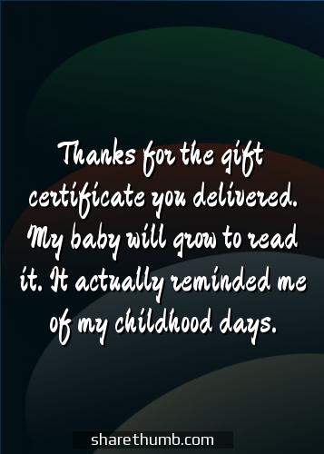wording for thank you notes for birthday gifts